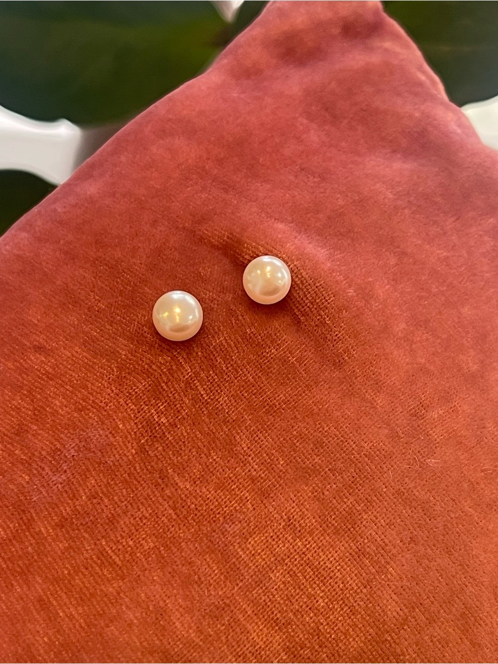 Freshwater Pearl Stud Earrings - Picture 7 of 12